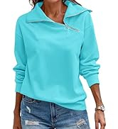 Bluza lejera pentru femei, top cu maneci lungi, albastru deschis S [1]