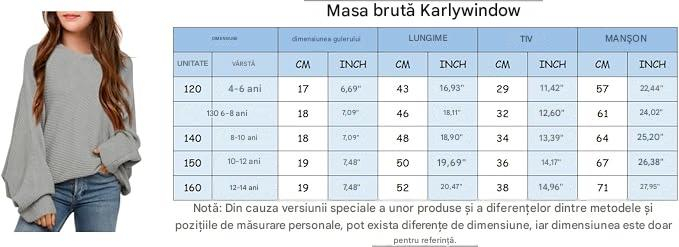 Bluza neagra lejera, pentru copii, cu maneci lungi, pulover casual 4-6 ani [5]
