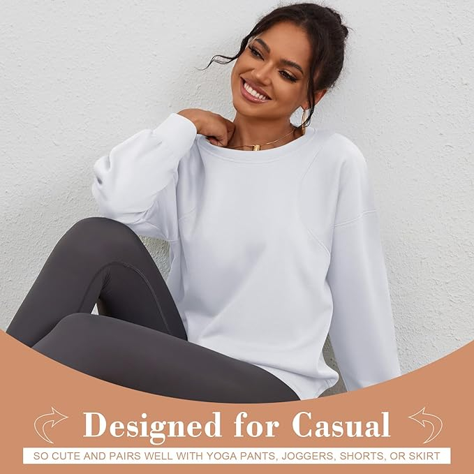 Bluza sport, cu maneca lunga, tivuri elastice, alba M [3]