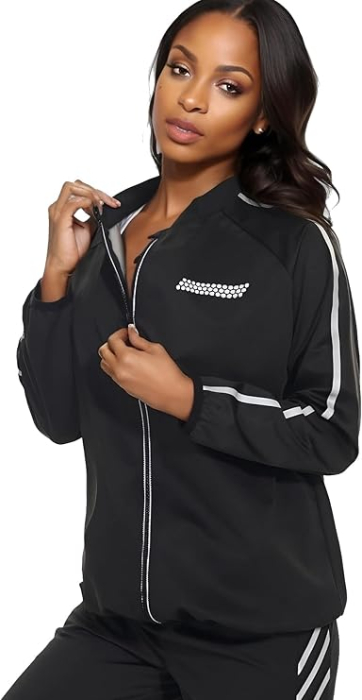 Bluza sport, cu maneca lunga, pe corp, pentru slabit S [2]