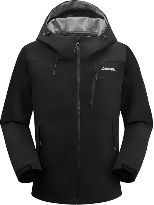Bluza sport impermeabila pentru barbati, culoare negru S [1]