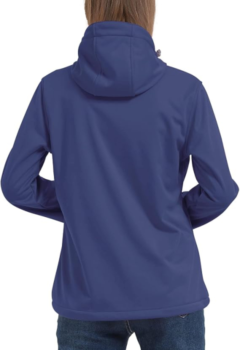 Jacheta albastra sport impermeabila pentru femei, captusita flee, respirabila, 2XL [2]