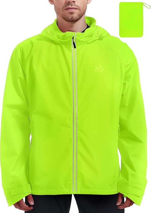 Bluza sport impermeabila pentru barbati, culoare galben reflectorizant L [1]