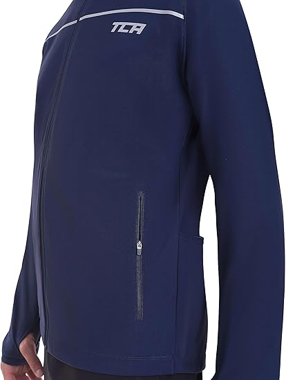 Bluza albastra sport respirabila pentru barbati, cu buzunare cu fermoare L [3]