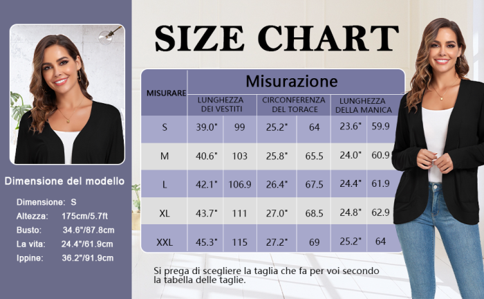 Bluza subtire cu maneci lungi, cardigan pentru femei, Albastru S [4]