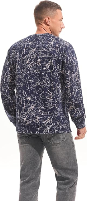 Bluza termica lejera pentru barbati, cu maneci lungi, pulover gri L [5]