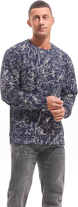 Bluza termica lejera pentru barbati, cu maneci lungi, pulover gri M [2]