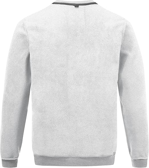 Bluza termica lejera pentru barbati, cu maneci lungi, pulover gri 2XL [2]