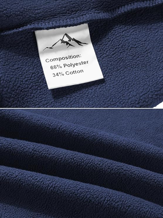 Bluza termica lejera pentru barbati, cu maneci lungi, pulover albastru L [5]