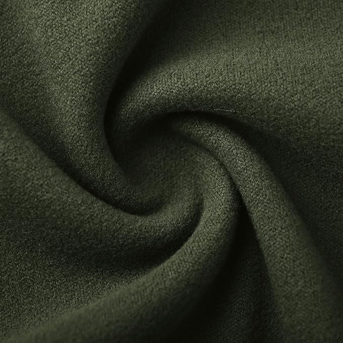 Bluza verde termica, pe corp, cu maneci lungi, pulover pentru femei, S [6]