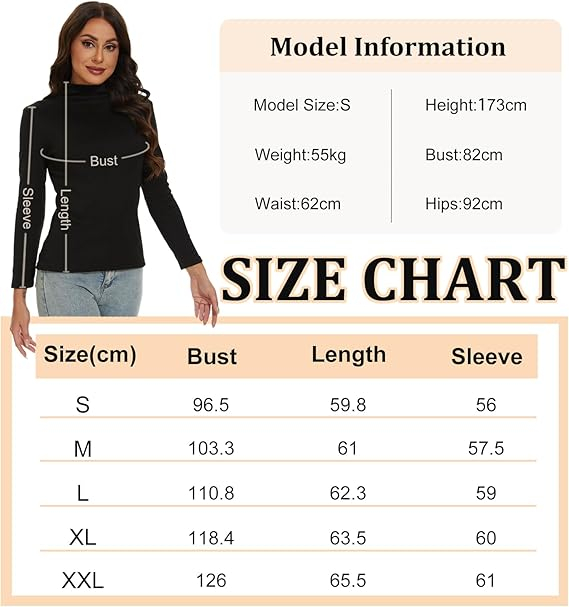 Bluza captusita, pe corp, cu maneci lungi, pulover pentru femei, bleu L [6]