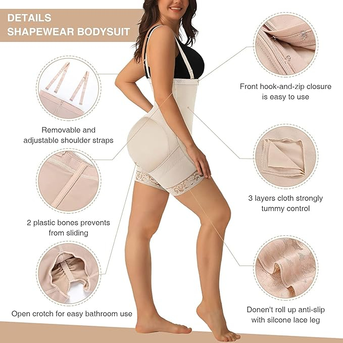 Body modelator corporal pentru femei, crem , 2XL [5]