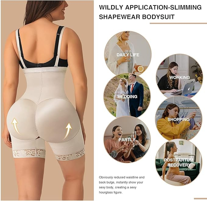 Body modelator corporal pentru femei, crem , 2XL [6]