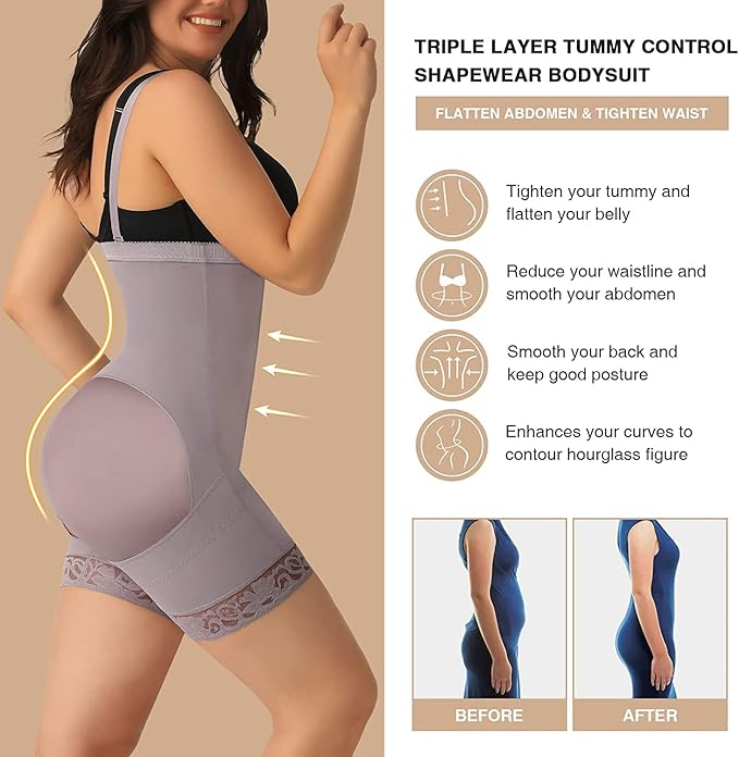 Body modelator corporal pentru femei, crem , 2XL [4]