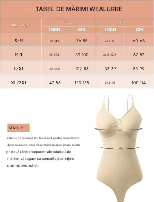Body modelator corporal pentru femei, crem , XL [3]