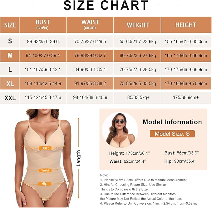 Body modelator corporal pentru femei, crem , 2XL [6]