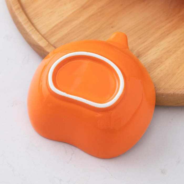 Boluri ceramice portocalii pentru cremă brulee de 170 ml, set 6 bucati [6]