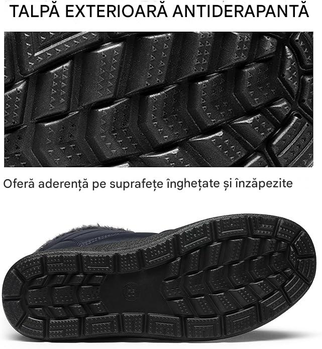Ghete de iarna imblanite pentru femei, impermeabile, usoare, albastre 40 [4]