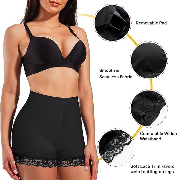 Boxeri modelatori cu talie înaltă pentru femei – Control al abdomenului, 2XL [3]