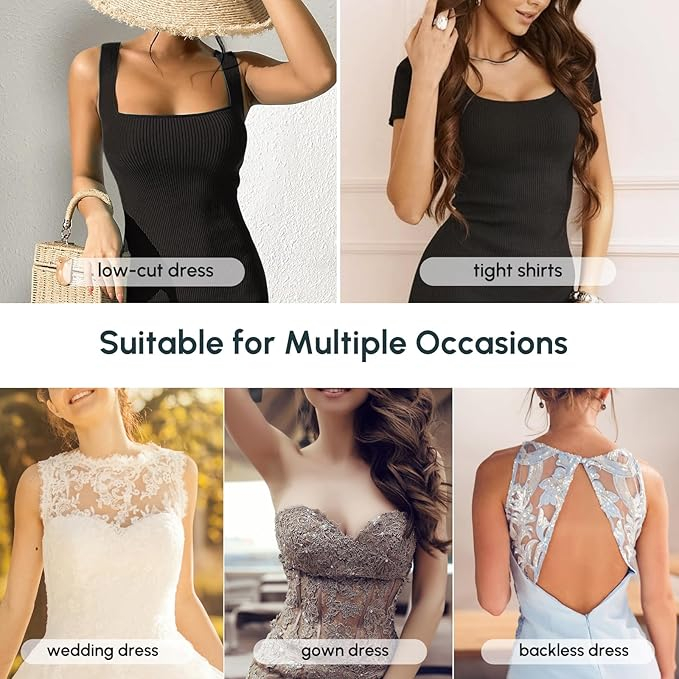 Sutien invizibil adeziv fără bretele și fără spate, gri cupe H [6]