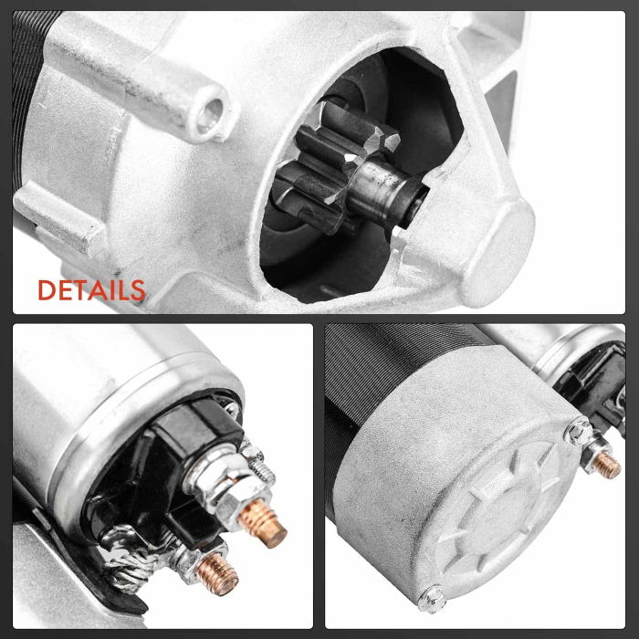 Electromotor Dacia Renault Nissan, 12V, 0,85 kW, 8 Dinți, 3 Găuri Montaj [7]