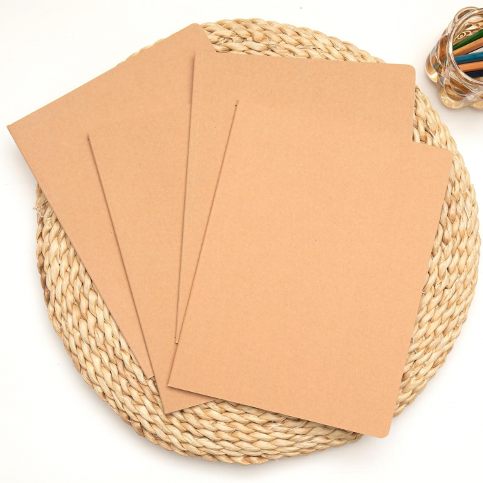 Caiete B5 neliniate, 30 foi, 60 pagini, coperte crem, pentru schite, cursuri, pachet 15 bucati [2]