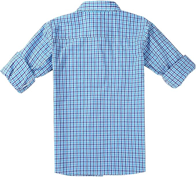 Cămașă albastra cu mânecă lunga pentru baieti 3-4 ani [2]