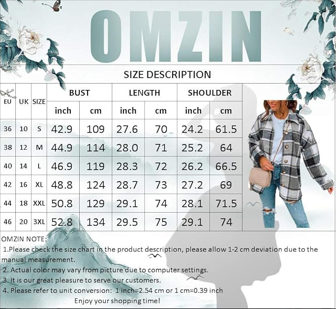 Cămașă in carouri, larga, cu mânecă lungă pentru femei gri cu maro 3XL [6]