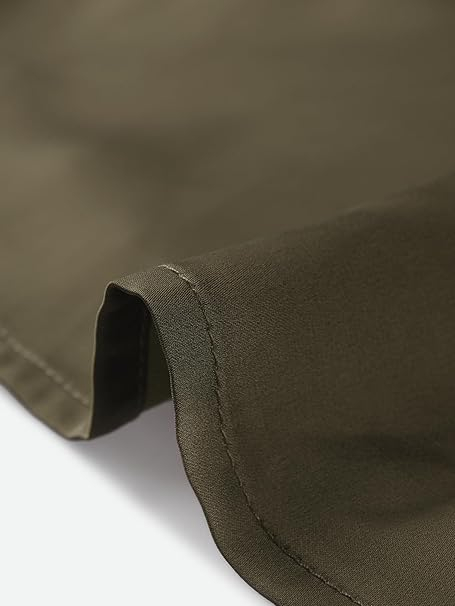 Cămașă lejeră cu mânecă lungă pentru femei marimea S, Verde militar [4]