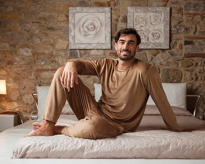 Pijama lejera de somn, din material moale, pentru barbati, XS [3]