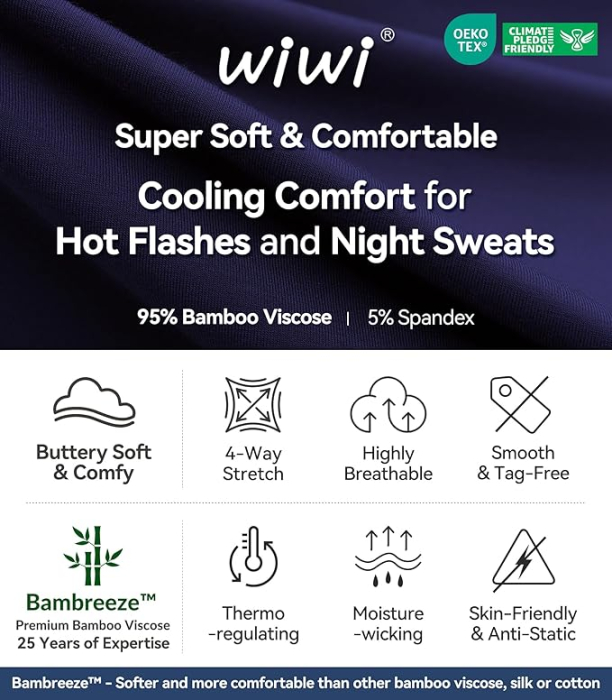 Camasa lejera de somn pentru femei, din material moale, albastru S [6]