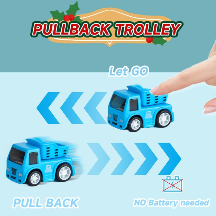 Masinute de jucarie cu propulsie prin retragere, 24 bucati [5]