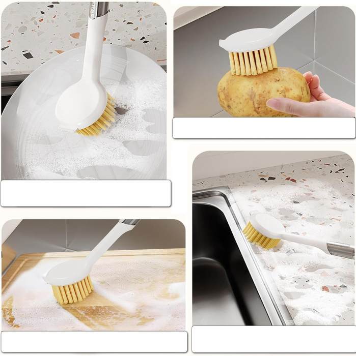 Perii curatare vase, cu peri fini, set 2 bucati [2]
