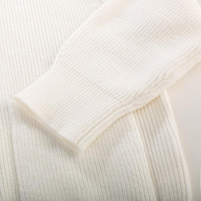 Cardigan, bluza tricotata cu maneci lungi si fermoar dublu pentru fete 8 ani [6]