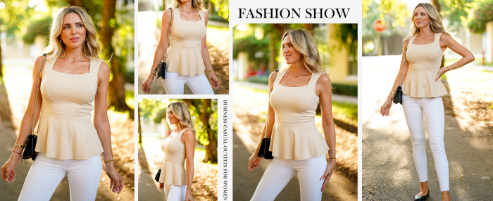 Bluza lunga, mulata, eleganta, fara maneci Crem L [2]