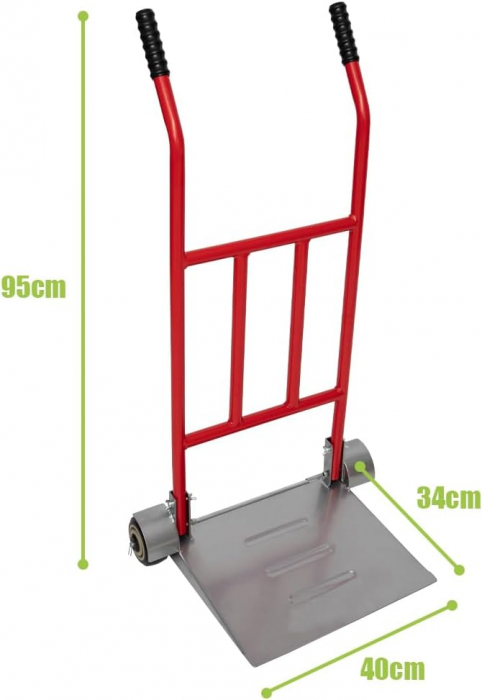 Carucior vertical pentru transport ghivece, butoaie, voluminoase [2]