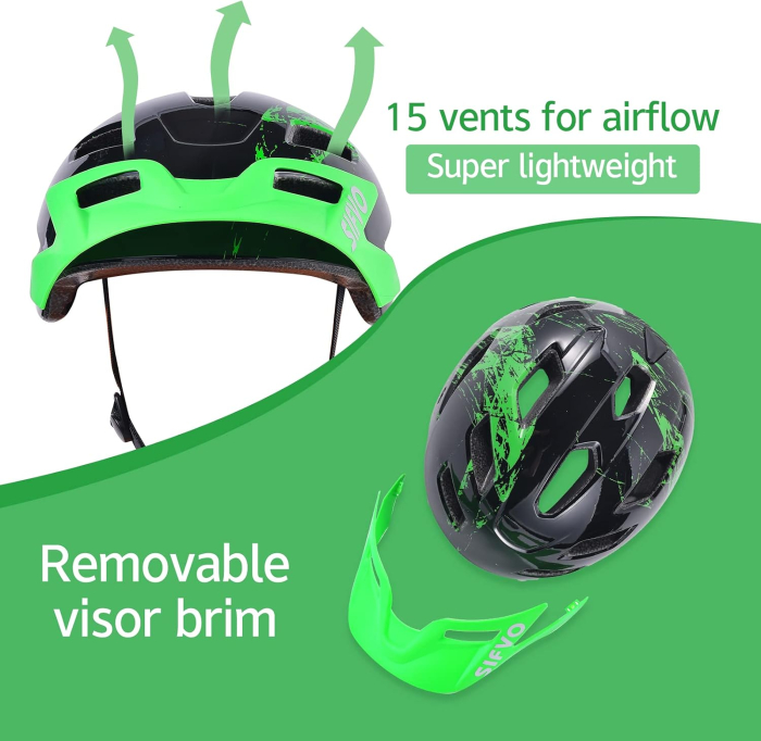 Casca de bicicletă pentru copii reglabilă, marime 50-57 cm [2]
