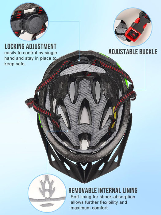 Casca de bicicletă pentru copii reglabilă, marime M (54–59 cm) [3]