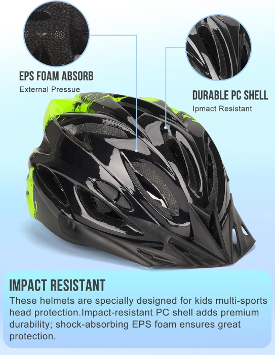 Casca de bicicletă pentru copii reglabilă, marime M (54–59 cm) [2]
