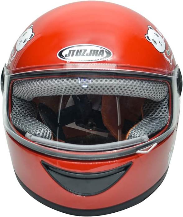 Cască Moto Copii ZJRA, Tip Open Face, ABS, Vizieră, 53 cm [3]
