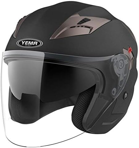 Casca neagra de protectie pentru motocicleta, scuter, dubla viziera marimea XL [2]