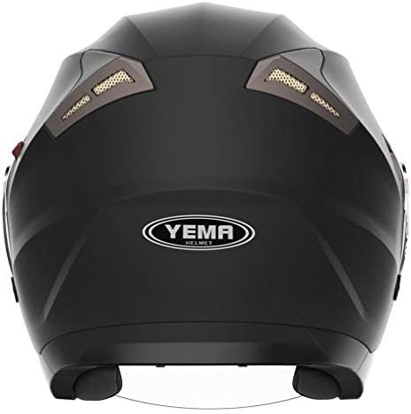 Casca neagra de protectie pentru motocicleta, scuter, dubla viziera marimea XL [5]