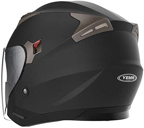 Casca neagra de protectie pentru motocicleta, scuter, dubla viziera marimea XL [4]