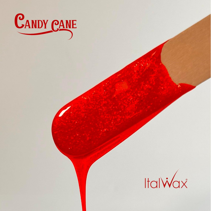 Ceară Epilatoare Hard Wax, Pentru Piele Sensibilă, Fără Benzi, Temperatură Redusă de Topire, Aromă Candy Cane, 500 grame [2]