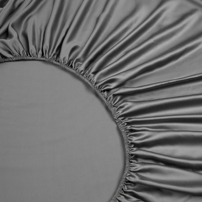 Cearsaf de pat gri, cu fermoar, 180x200 cm + inaltimea bazei 25-30 cm [7]