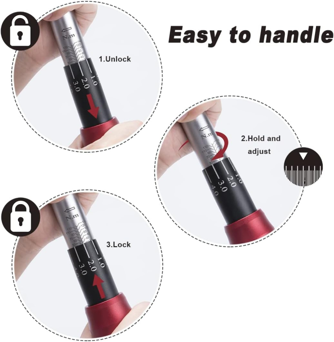 Cheie dinamometrica 20-140 Nm, eroare ± 3%,patrat 3/8", adaptoare 1/2" si 1/4", tubulare cadou [6]