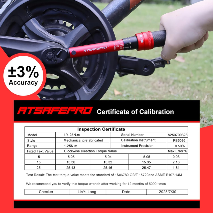 Cheie dinamometrica 1-25 Nm, acuratete ± 3%,patrat 1/4", clichet 72 dinți, set 61 piese [7]