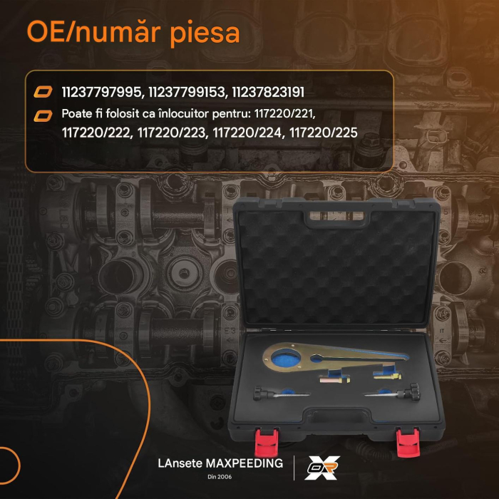 Kit Blocare Arbore Cotit maXpeedingrods BMW N47/N57, 117220/223, Scule Distribuție [3]