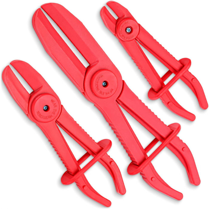 Clesti din plastic de obturat furtune de lichide, set 3 bucati [1]