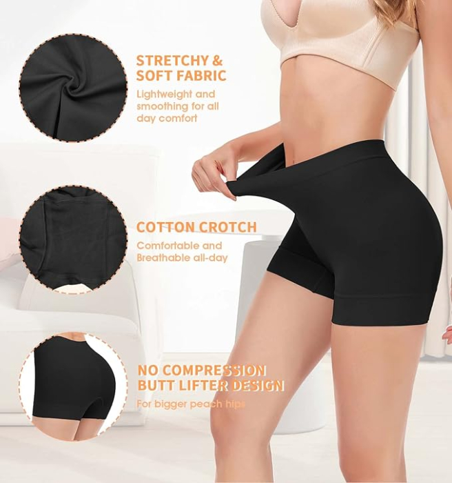 Colanti elastici scurti pentru sport femei, negri, 2 bucati  S [4]